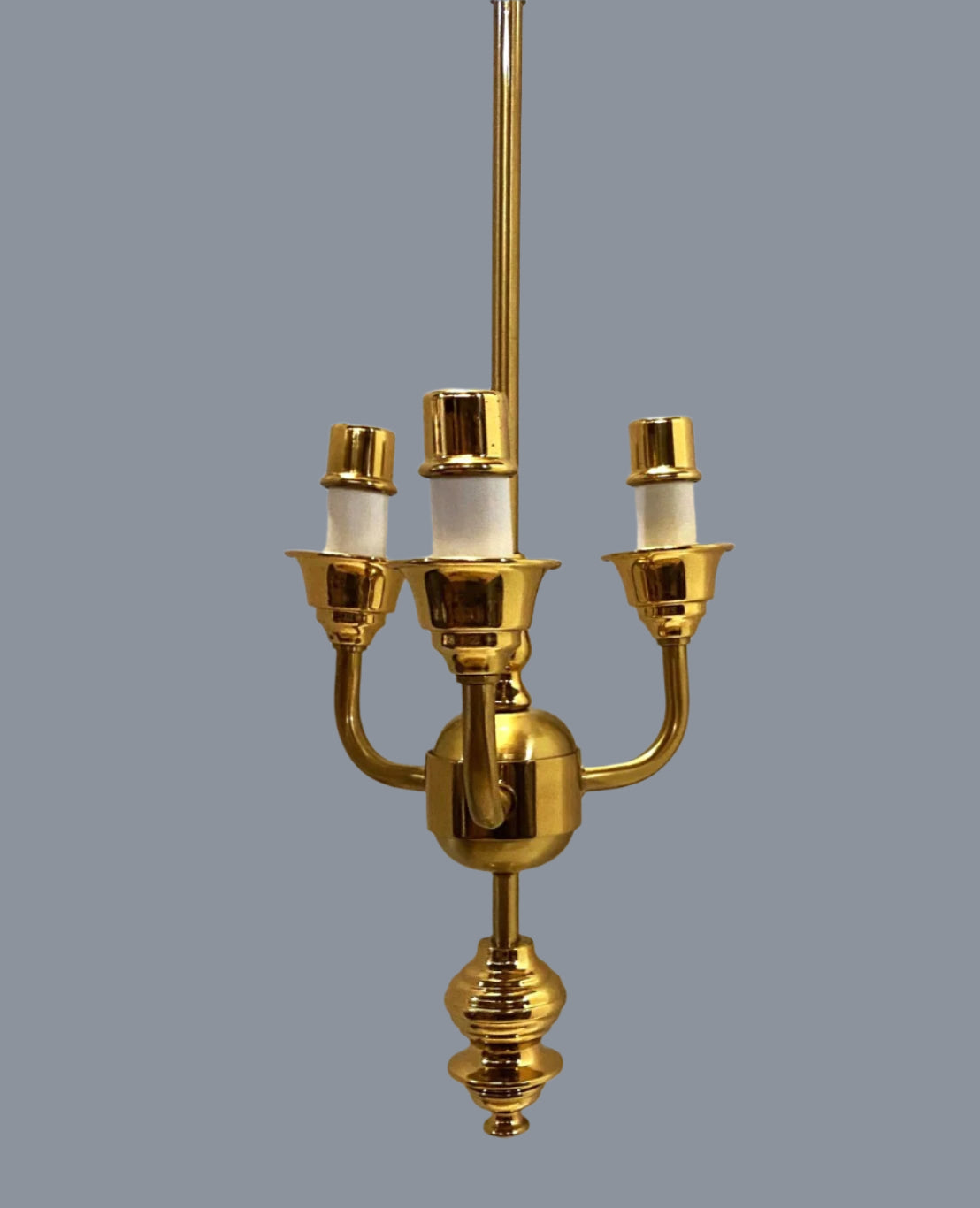 3 Light Cluster All Brass Components