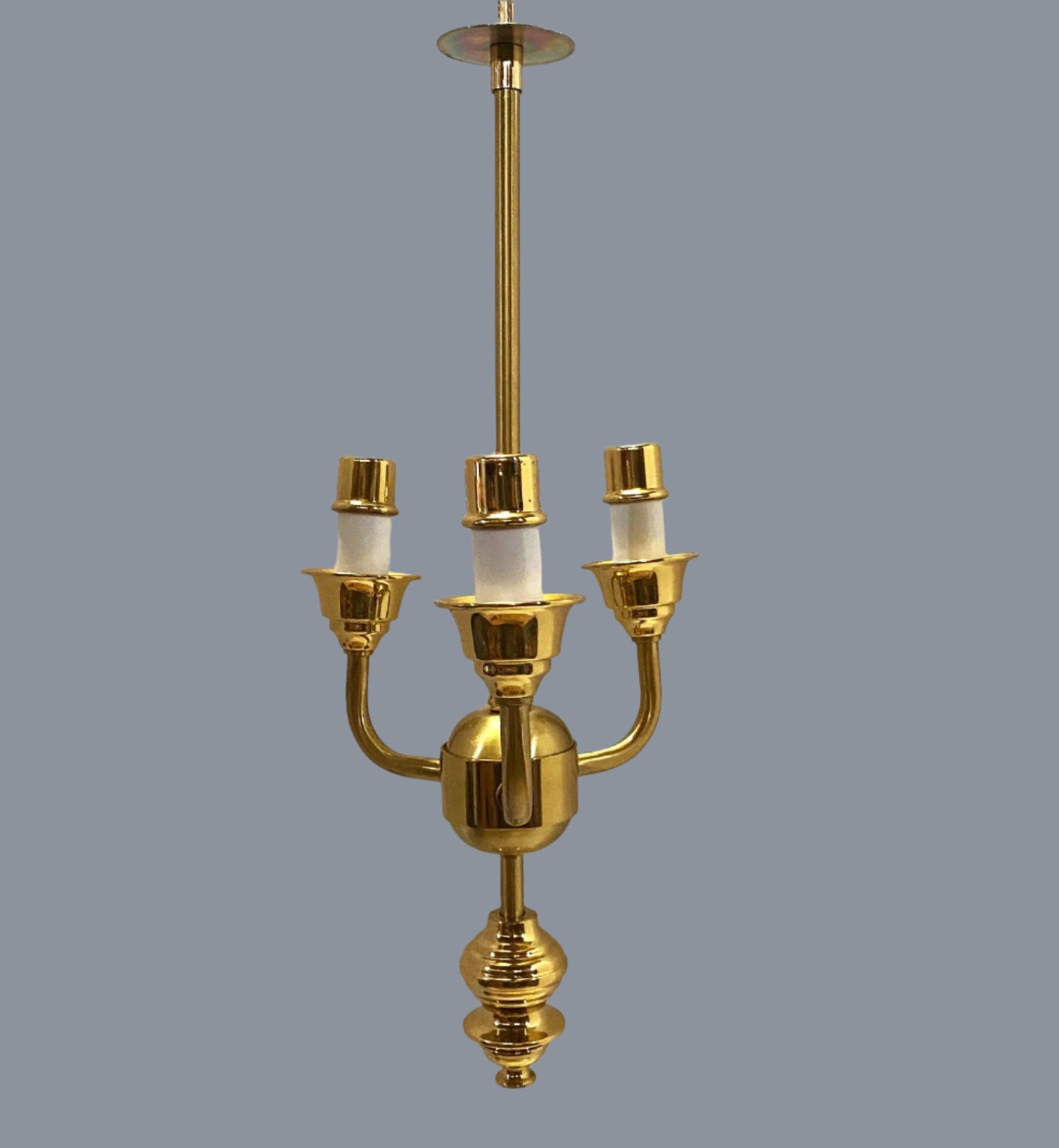 3 Light Cluster All Brass Components