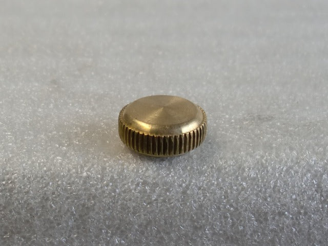 Unfinished Brass Cap Tapped 1/8 IPS