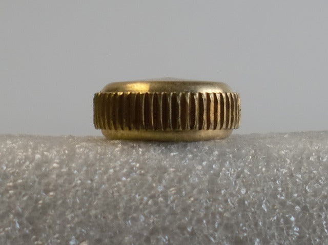 Unfinished Brass Cap Tapped 1/8 IPS
