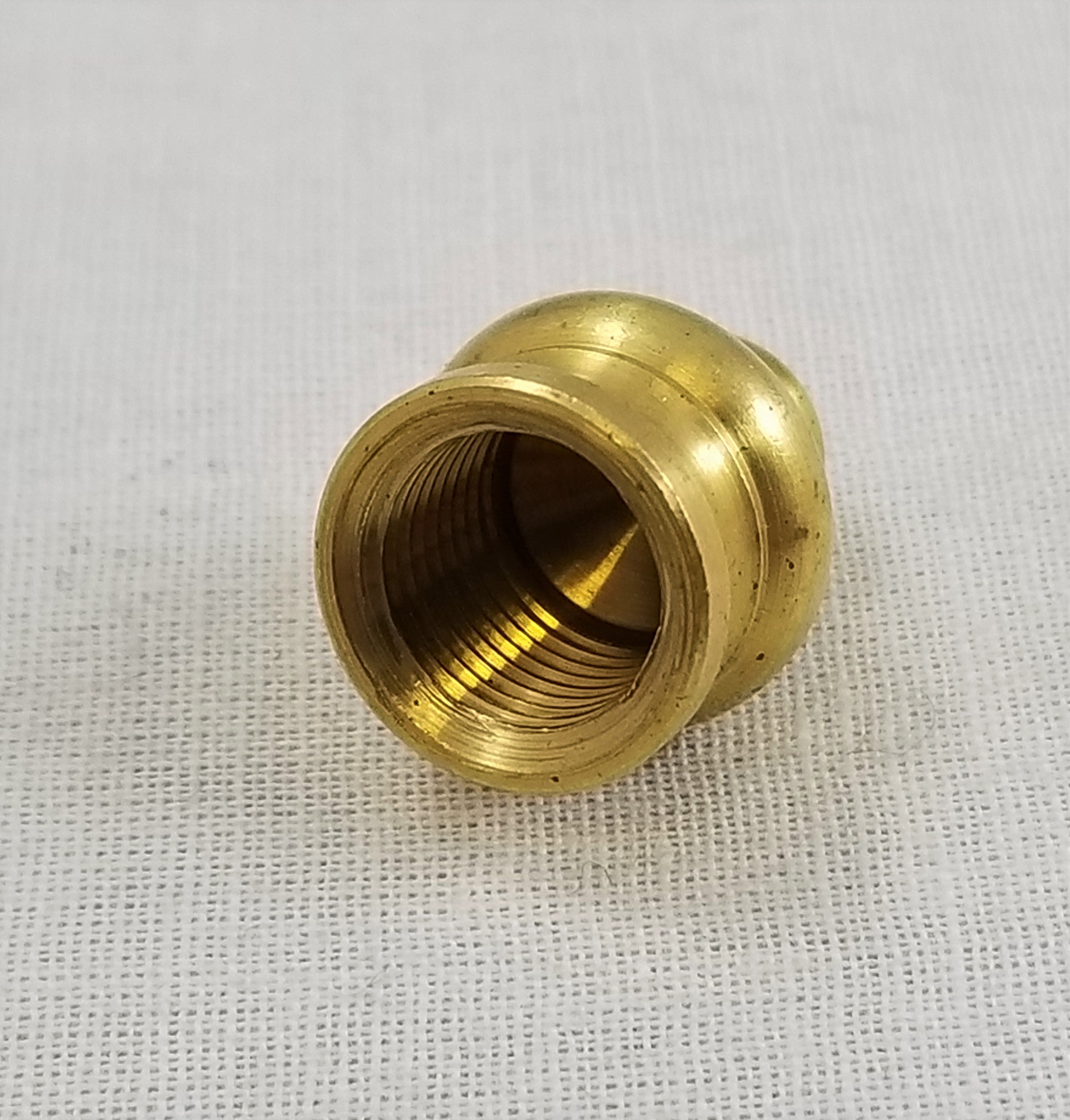 Finial - Unfinished Brass - Tapped 1/8 IPS