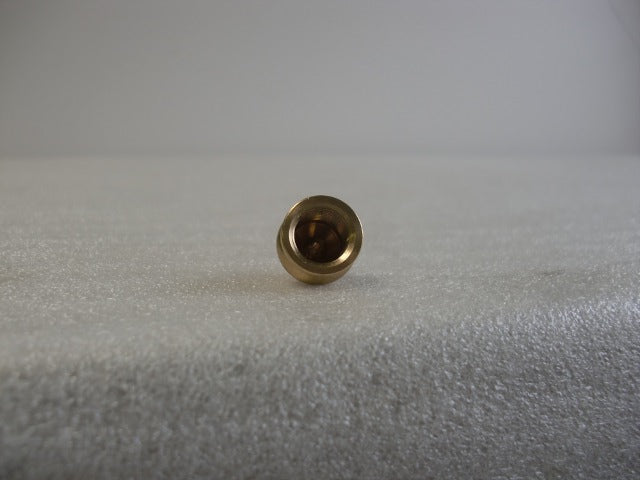 Small Brass Pyramid Knob w/ Side Holes for Crystal