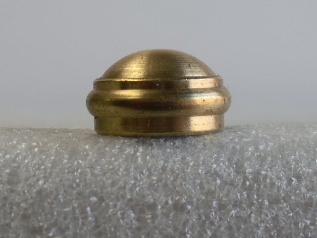 Unfinished Brass Raised Cap