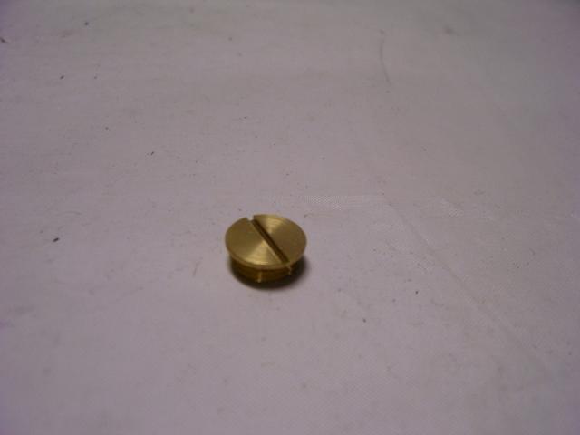 Brass Slotted Plugs - 1/4 IPS male thread