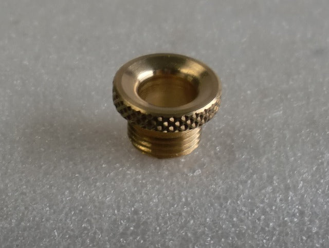 Knurled Brass Cord Inlet Bushing