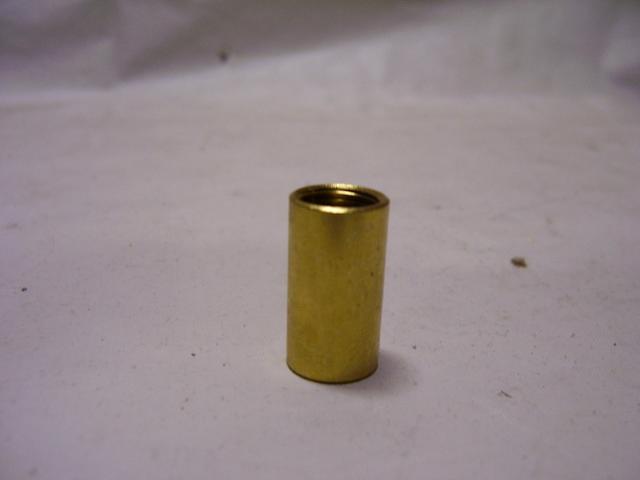 Brass Coupling - Tapped 1/8 IP - 7/8" High - Unfinished