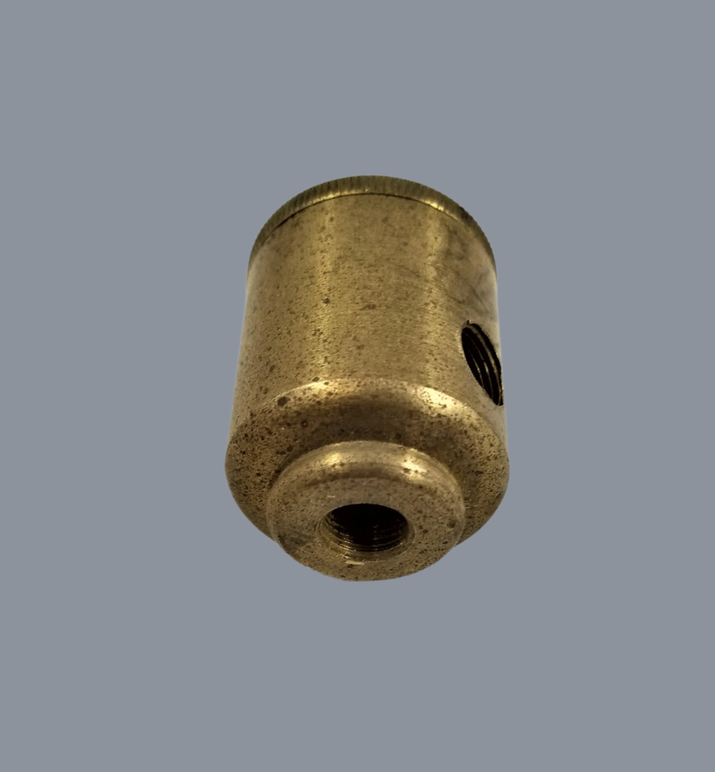 Turned Brass Two-Piece Cluster Body - 2-Light - Unfinished