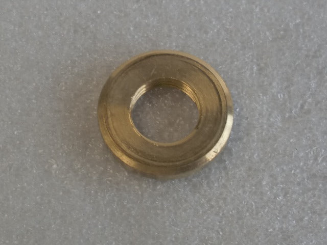 3/4" Round Brass Locknuts Tapped 1/8 IPS