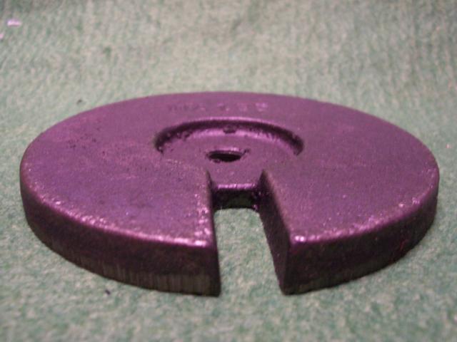 4-7/8" Cast Iron Lamp "Loaders" Weights
