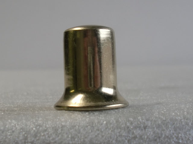 1" Brass Stamped Flanged Finial