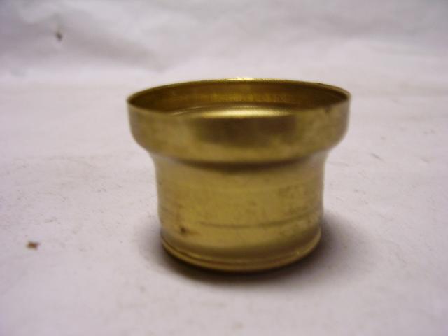 Brass Candle Cup - 1-1/8" High - 1-5/18" Diameter - Unfinished Br
