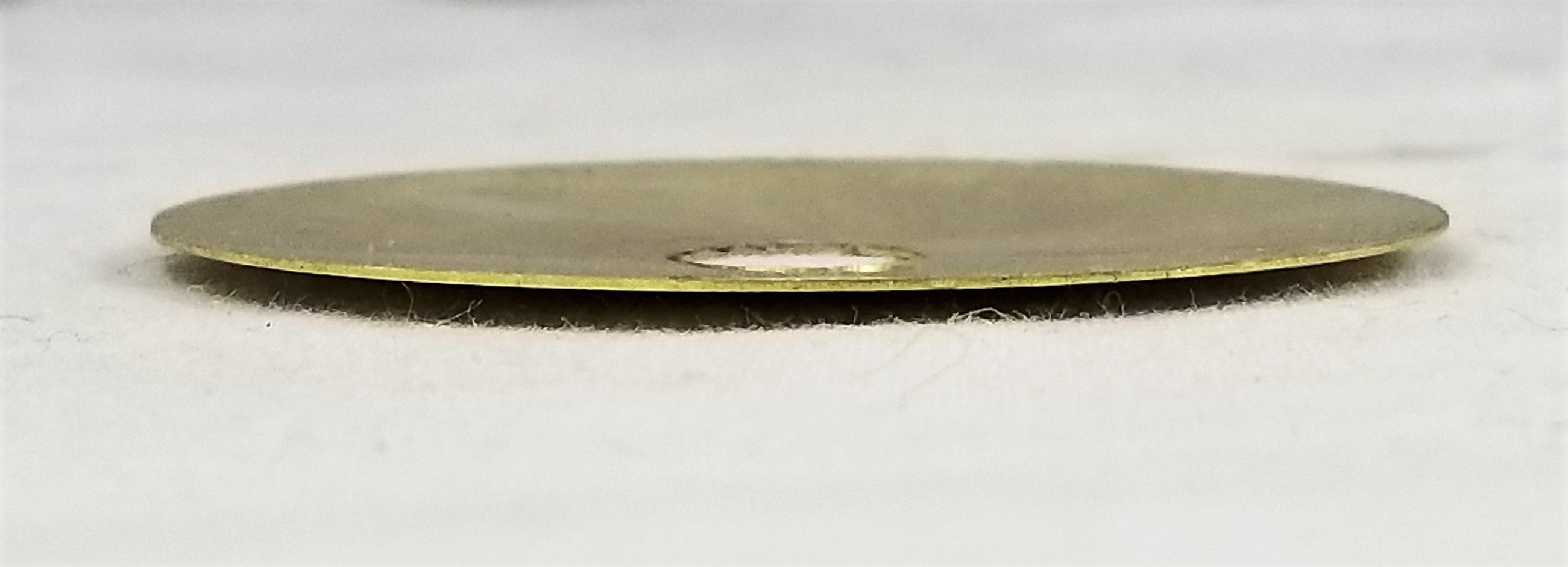 Unfinished Solid Brass Candle Plate