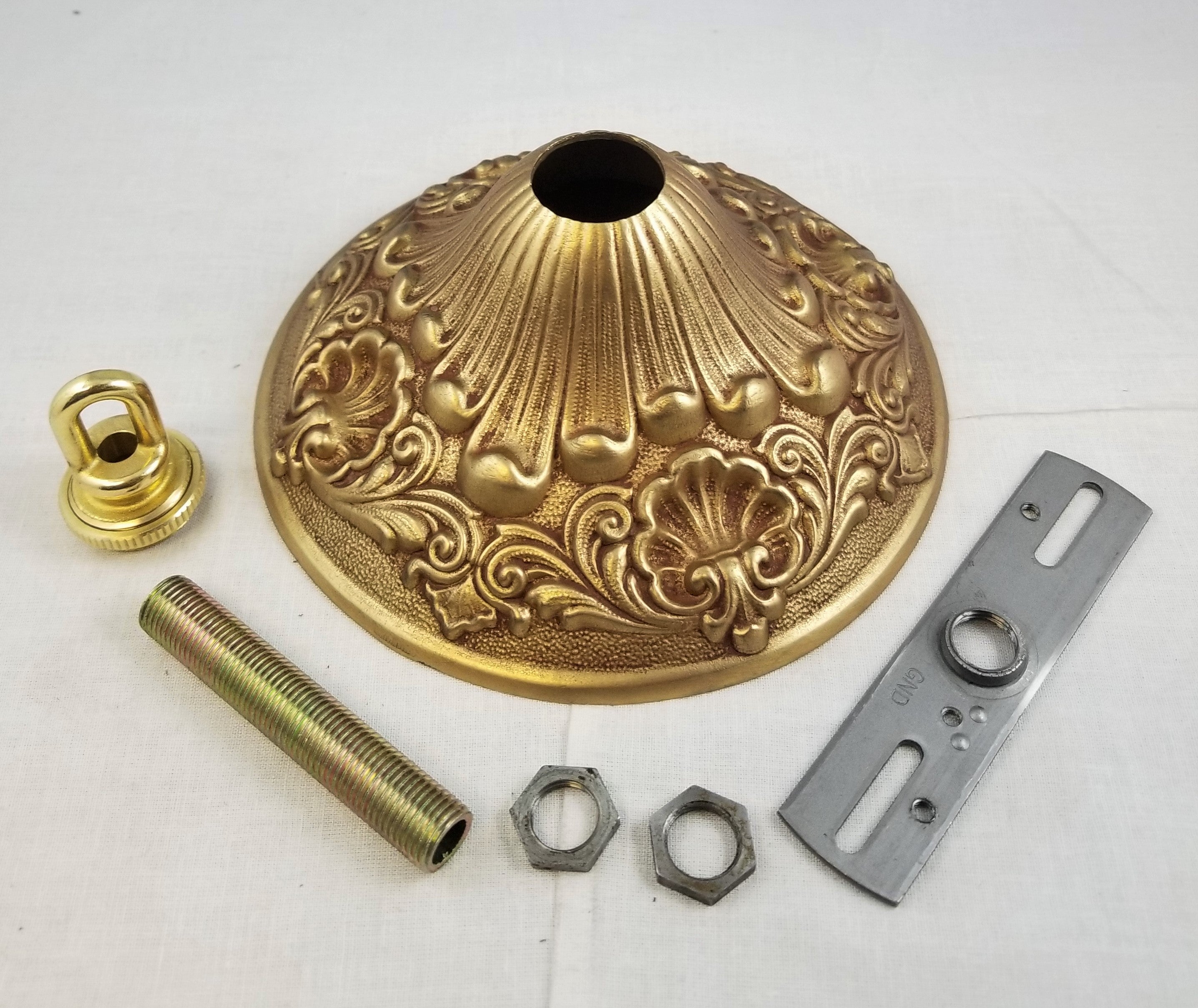 Canopy Kit - 6-1/4" Cast Brass French Gold Finish
