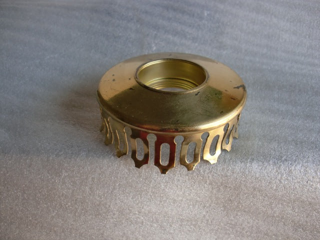 3" Brass Polished & Lacquered Screw-On Chimney Holder
