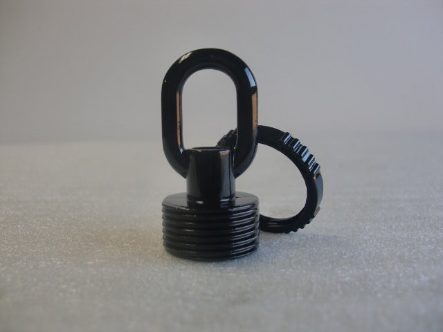 Black Screw Collar Loop with a Wireway