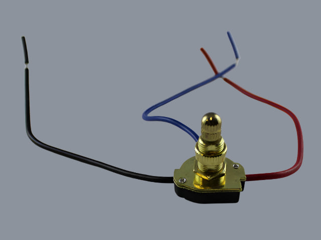 Two-Circuit 3-Way Metal Knob on a switch