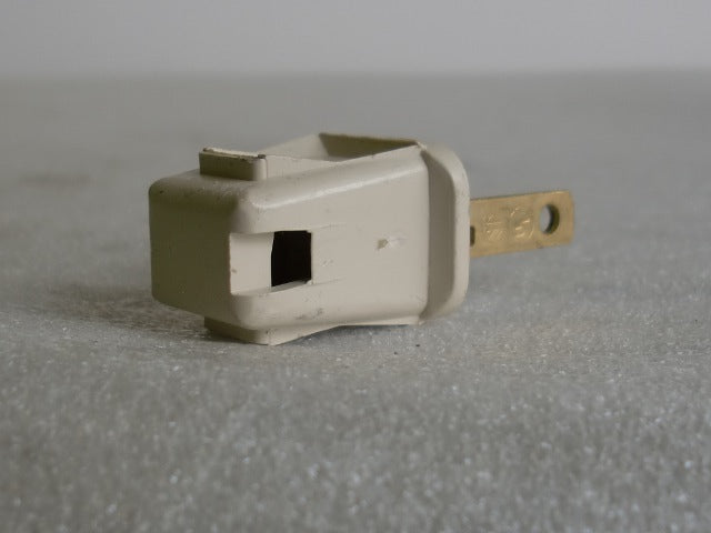 Ivory Polarized Easy to Assemble Leviton Plug