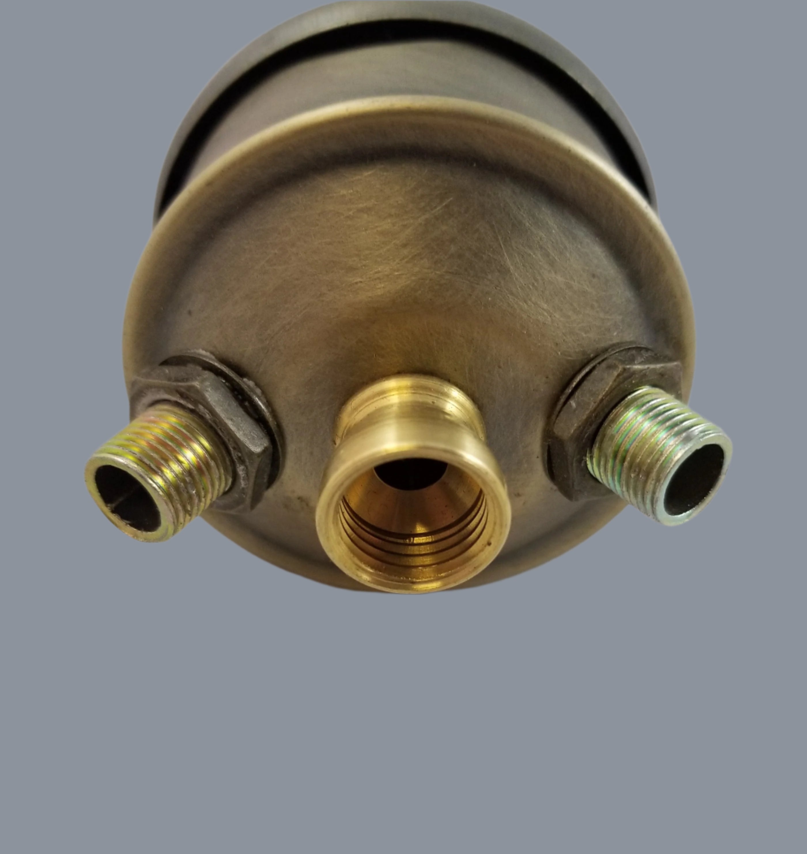 Cluster Head - Antique Brass Finish - Bottom Tapped 1/4 IP - Less Finial