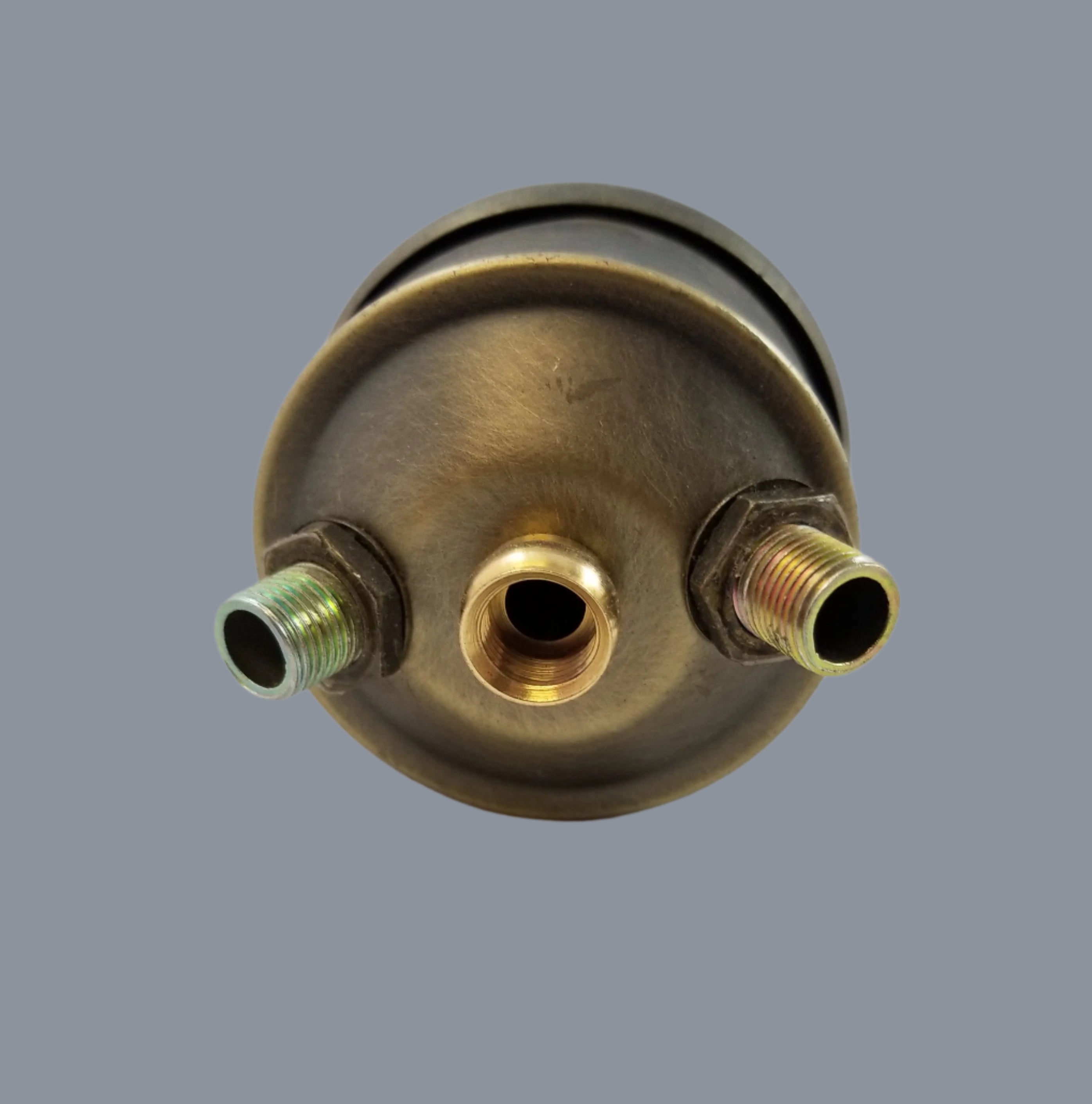 Cluster Head - Antique Brass Finish - Bottom Tapped 1/8 IP - Less Finial