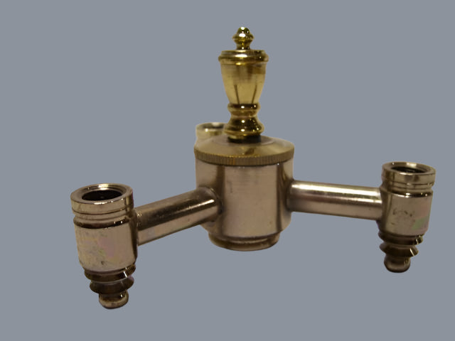 Polished & Lacquered - Brass - Small 3-Light Cluster Body