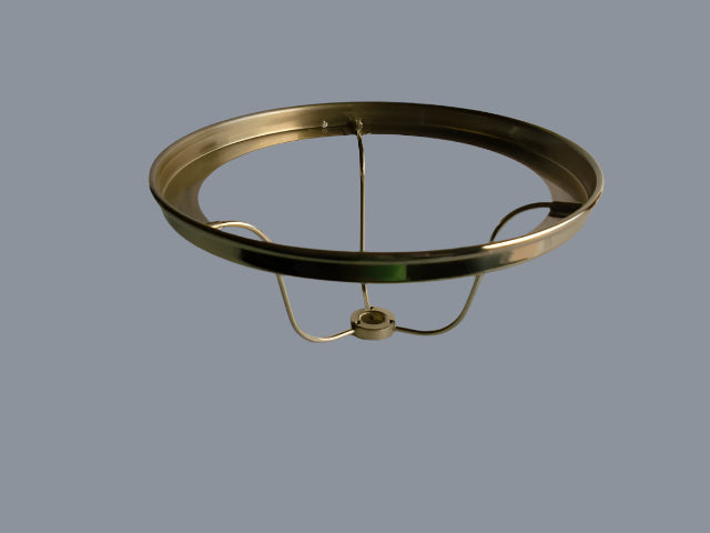 7" Solid Brass Polished & Lacquered Student Shade Holder