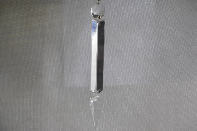 Plain Spear Prism Imported Crystal - 3"