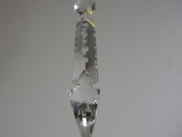 Small Olive Cut Prism Imported Crystal - 4"