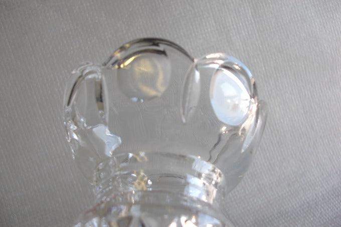 Tall Crystal Cup - Clear - 4" High