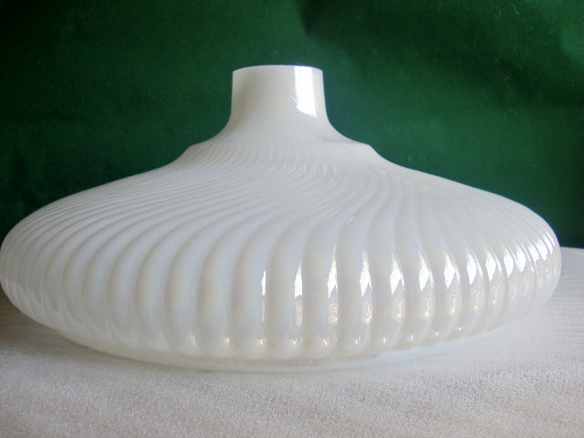 Pearl Swirled Torchiere Shade with a 2-3/4" Fitter  14" diameter