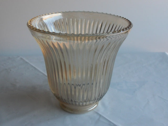Smokey Amber Glass Fixture Shade - 4.5 inches tall