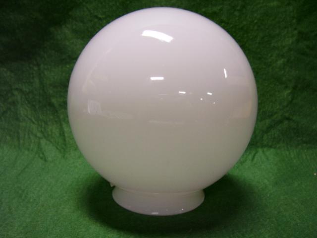 6" Hand Blown Opal Globe w/ 3-1/4" size fitter