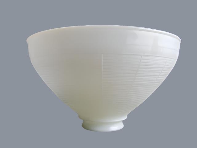10" Plastic Opal I.E.S Reflector Shade with a 2-7/8" fitter