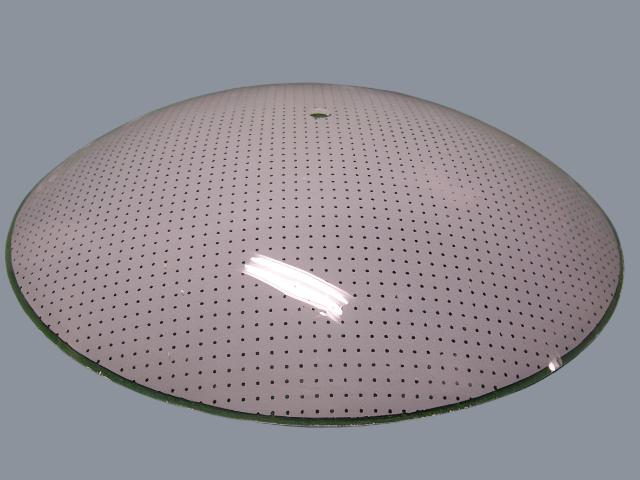 17" Round Diffuser - 2-1/16" deep satin white