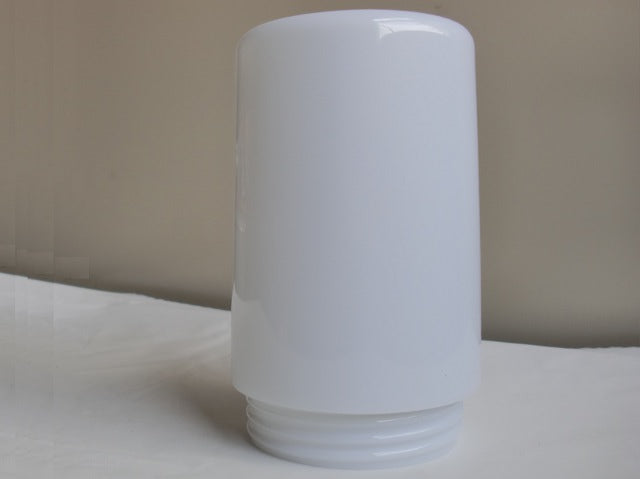 6-1/4" Screw-On Cylinder with Flat top. (For Lighting Purposes)