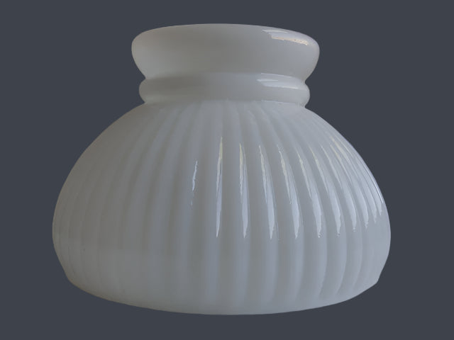 Opal Ribbed Student Shade w/ 6" Fitter