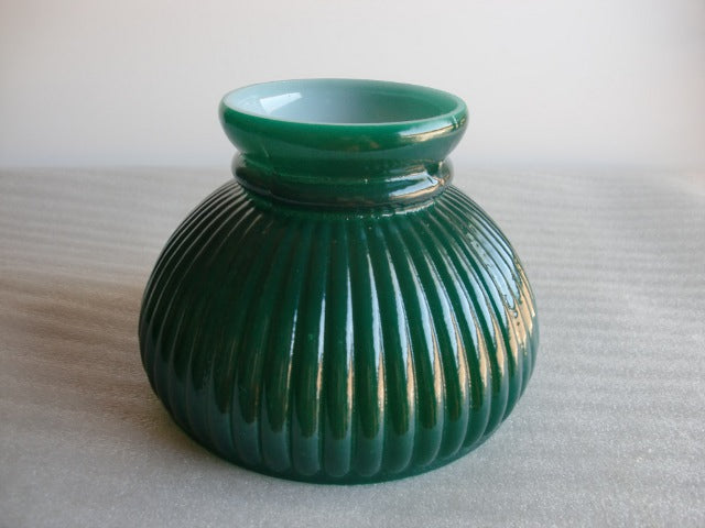 Emerald Green Ribbed Student Shade with a 6" Fitter "OUT OF STOCK"