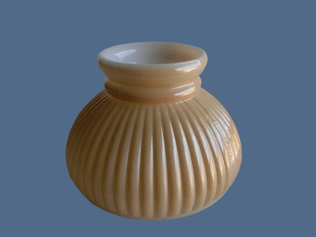 Nu Gold Ribbed Student Shade with a 6" Fitter