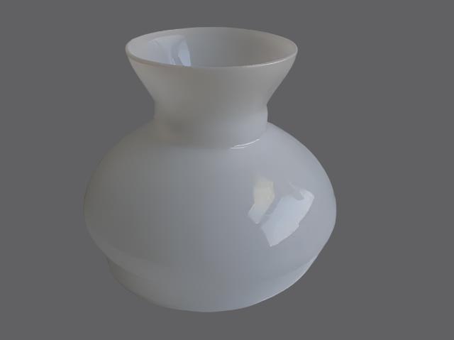 Opal Student Shade with a 6" Fitter