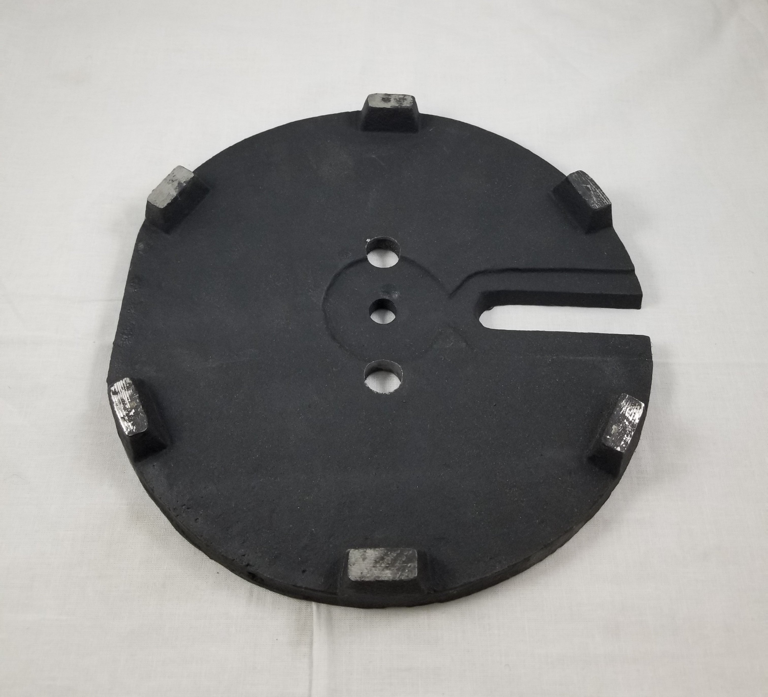 9-1/2" Cast Iron Lamp "Loaders" Weight *SPECIAL*  specify hole distance in notes when ordering