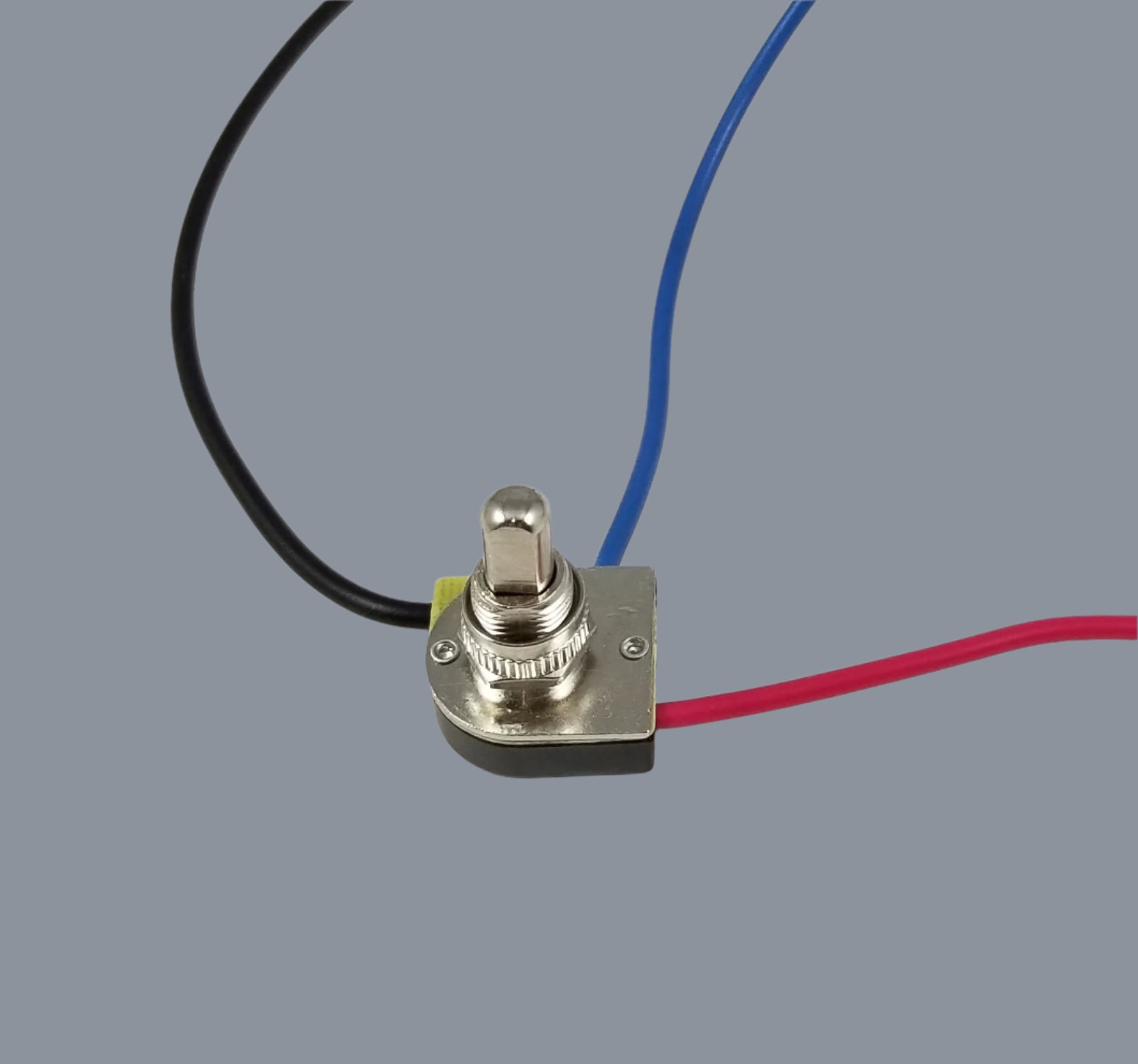 3-Way Push Button Switch - Nickel Plated