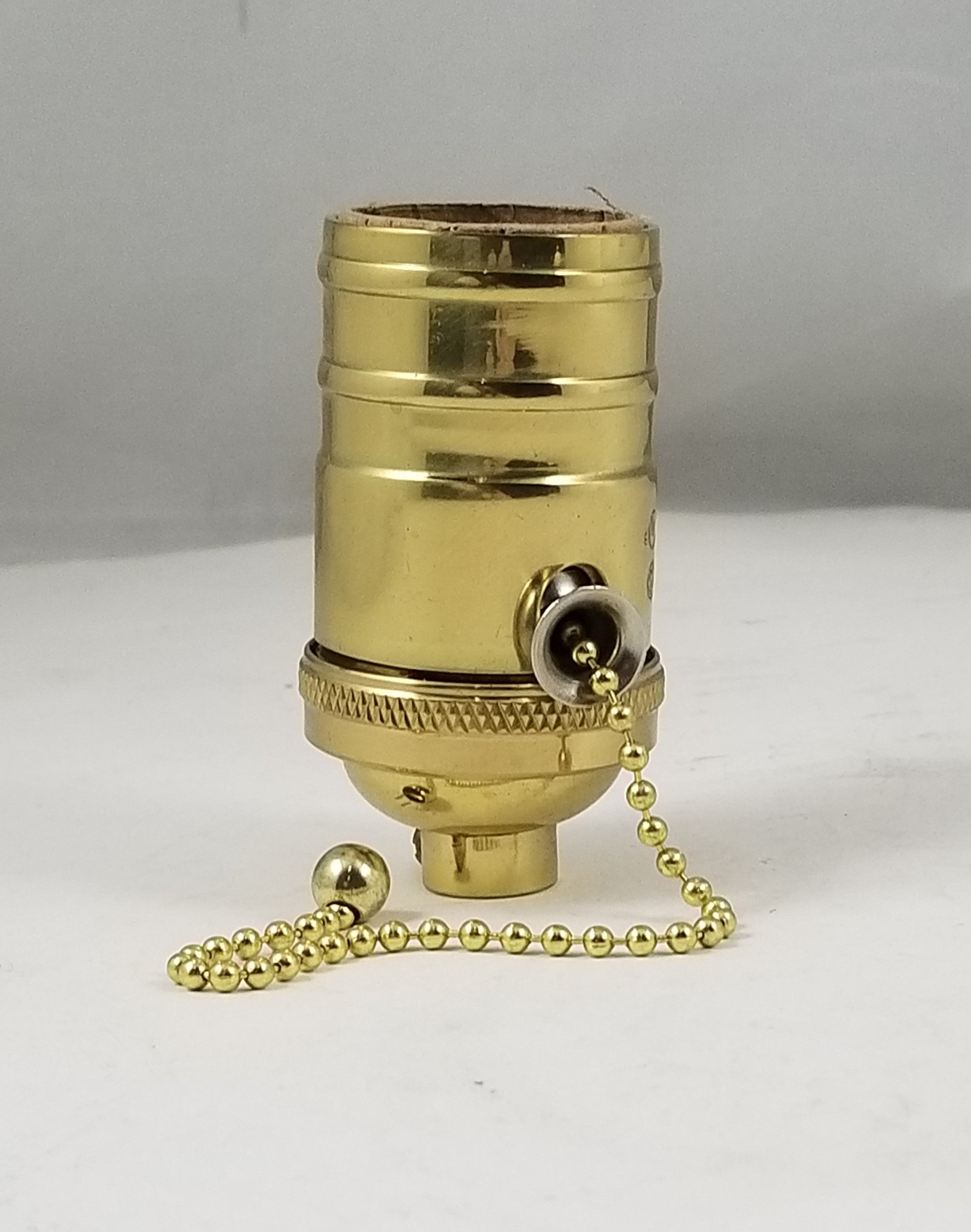 Heavy Pull Chain Socket W/ S.S.- Cast Brass