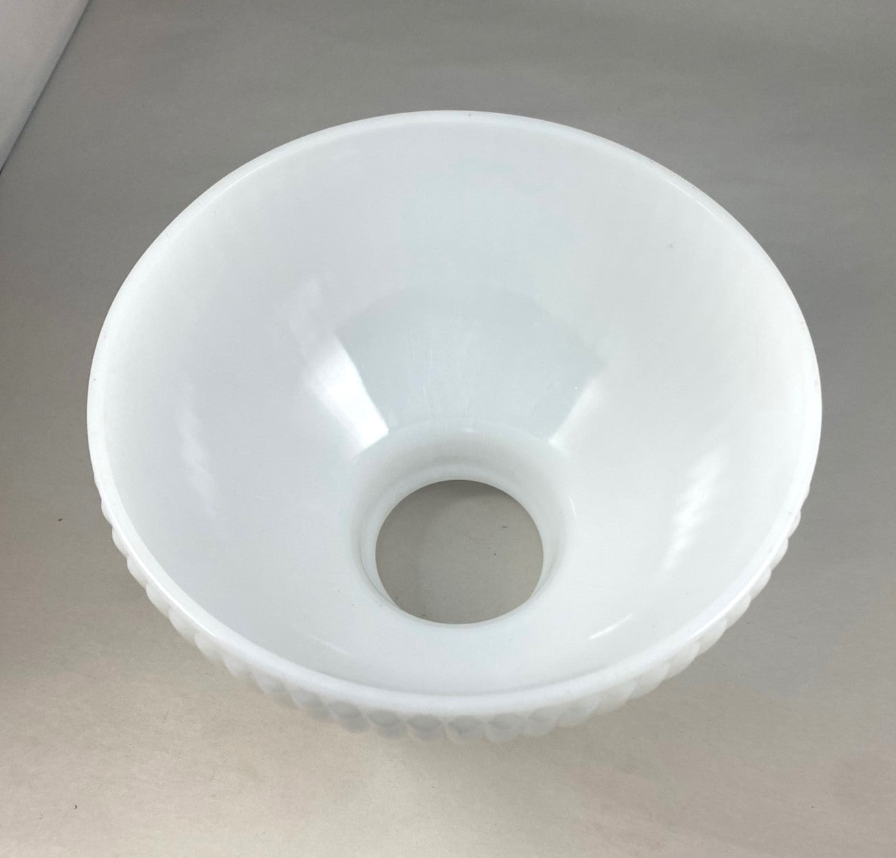 Opal Ribbed Student Shade with a 8" Fitter (ONLY 1 LEFT)