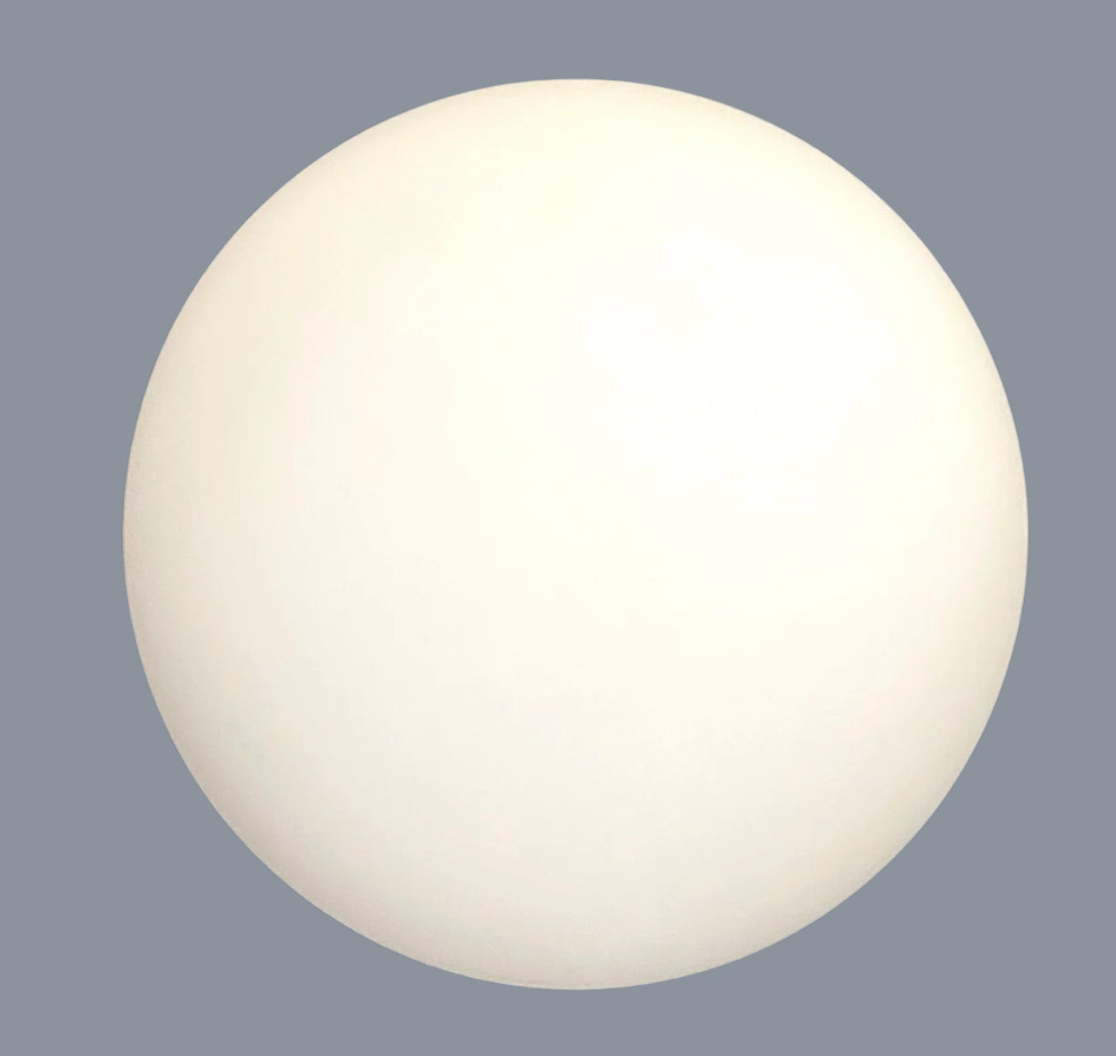 16" hand blown frosted globe, 6" size fitter (ONLY 2 LEFT)