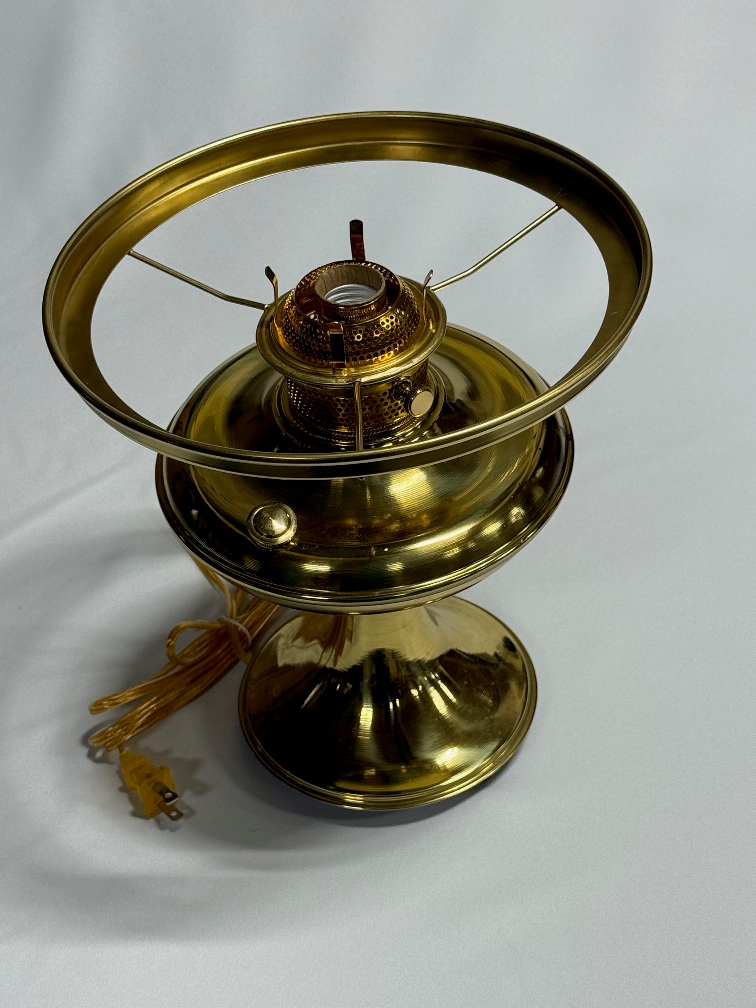 Colonial or Library Solid Brass Lamp