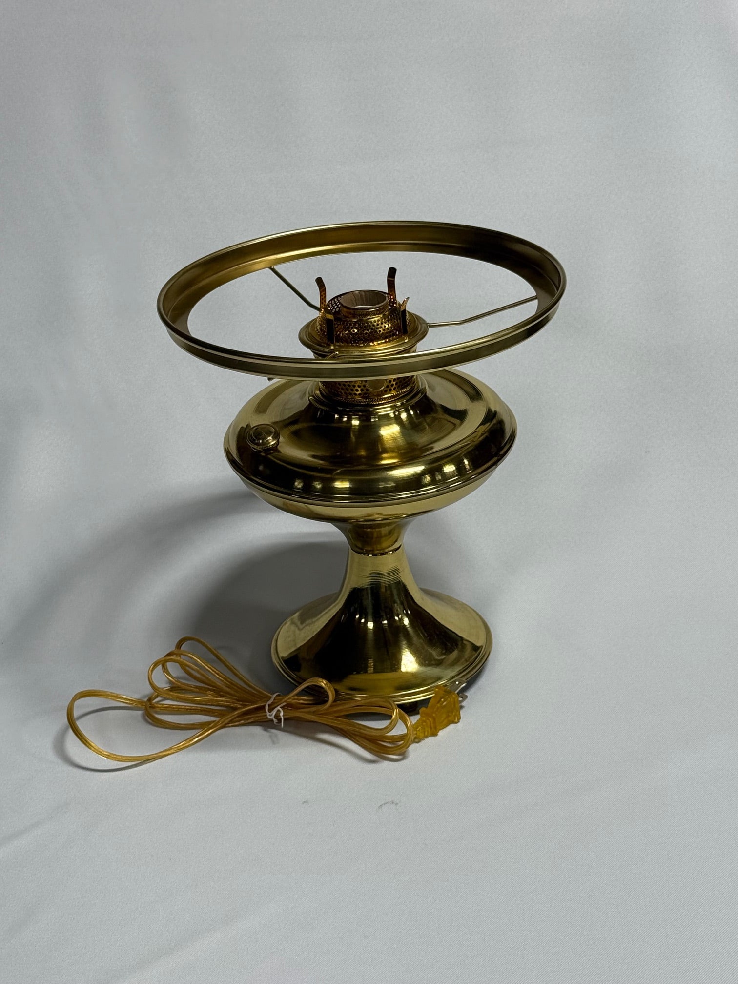 Colonial or Library Solid Brass Lamp