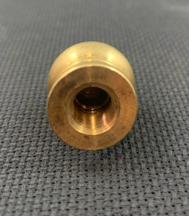 Large Pyramid Knob Tapped 1/8 IP - Unfinished Brass