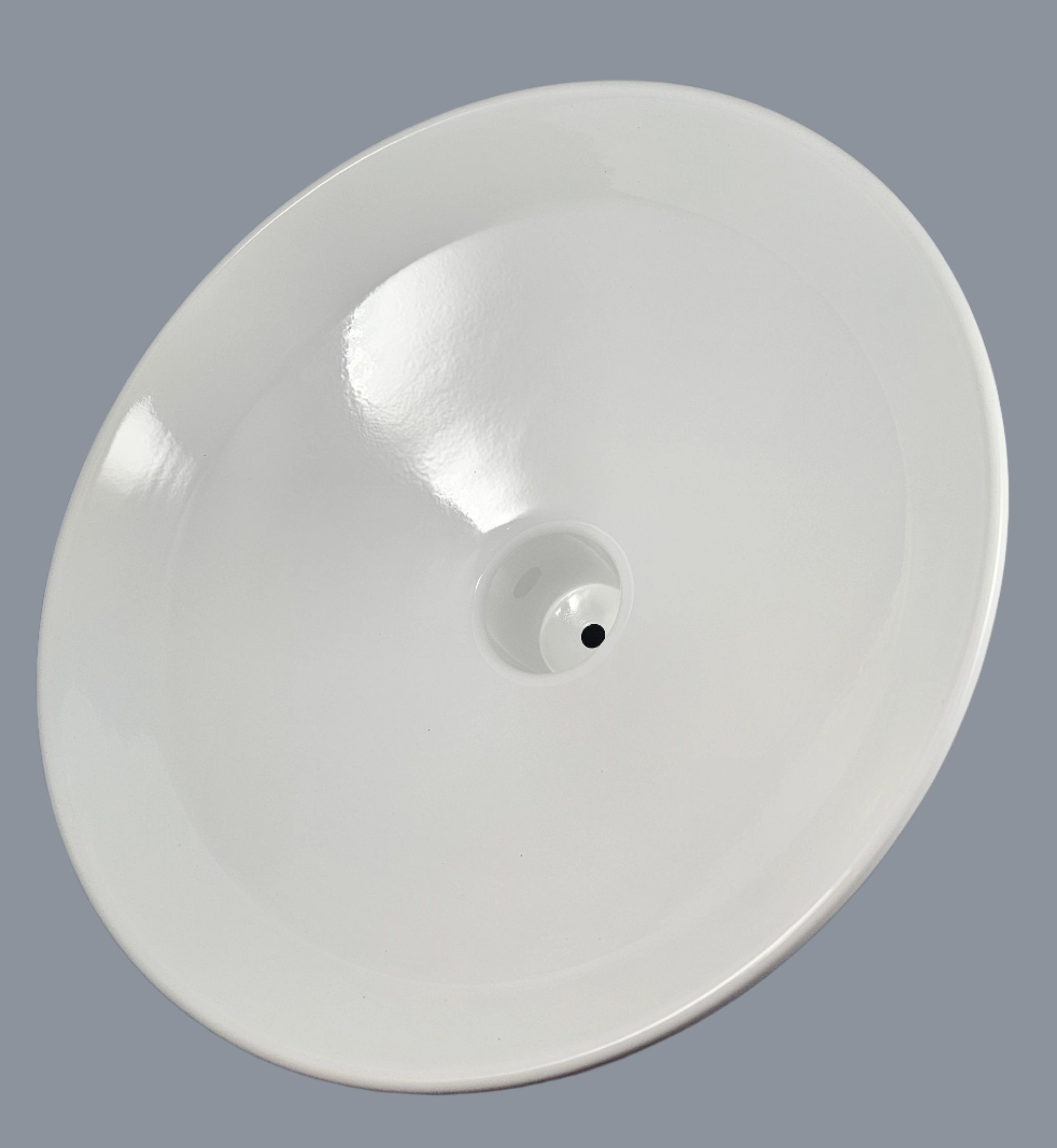 16" Metal Industrial White Shade
