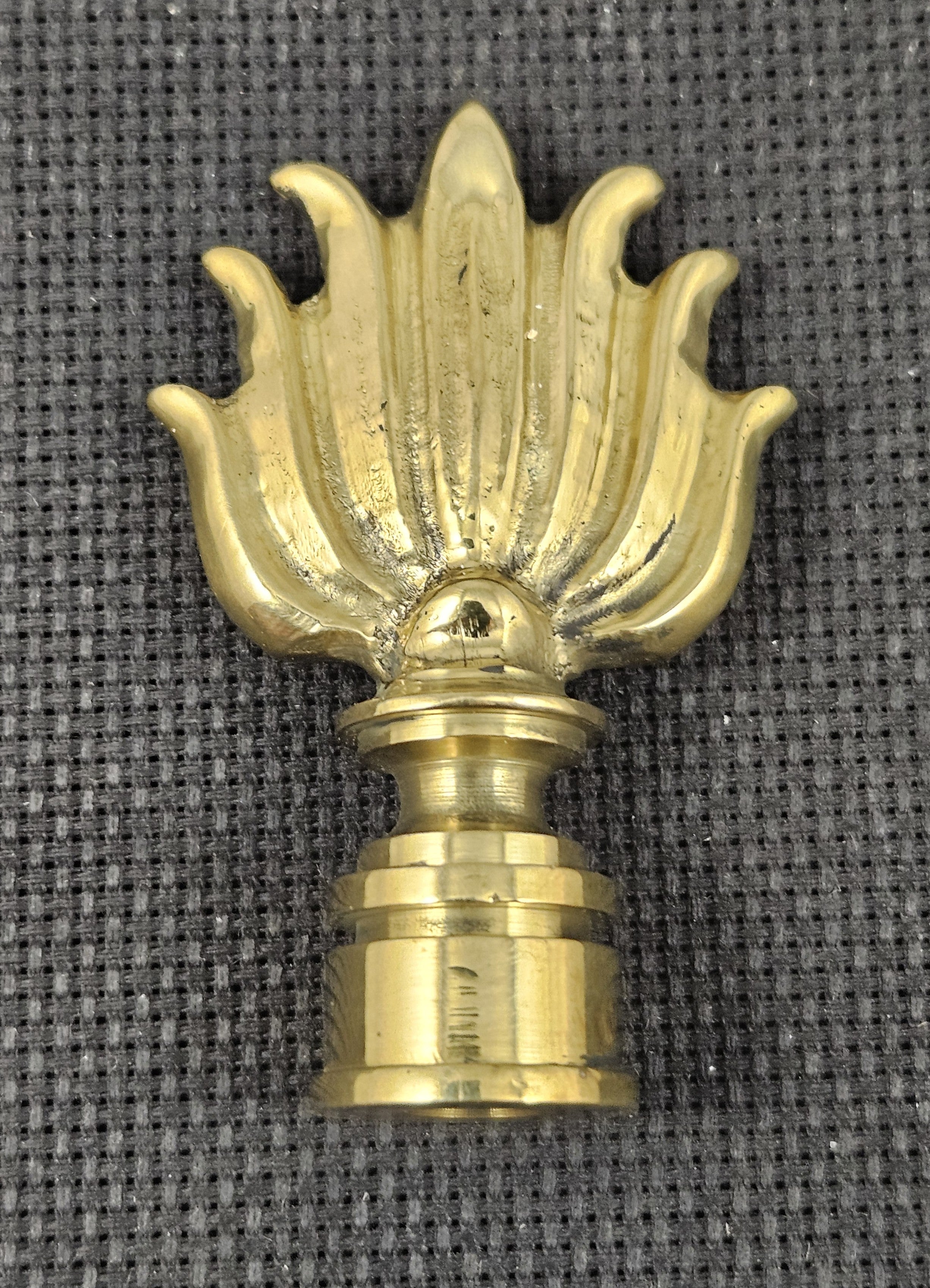 Cast Brass Finial - Tapped 1/4-27 *LIMITED QUANTITY*