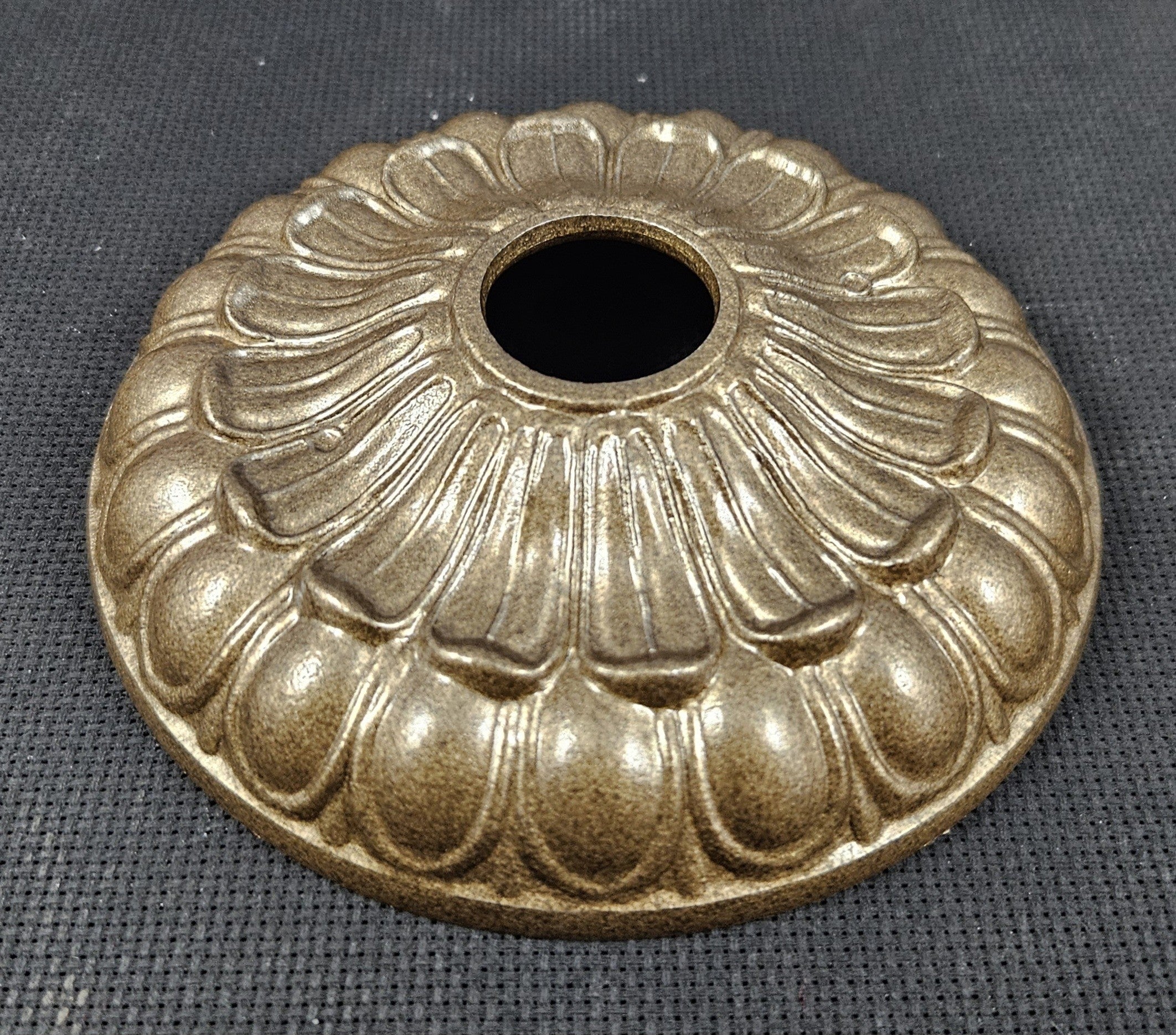 Canopy - Antique Gold Finish - 5-1/4" Diameter  (Special Finishing needs extra shipping time)