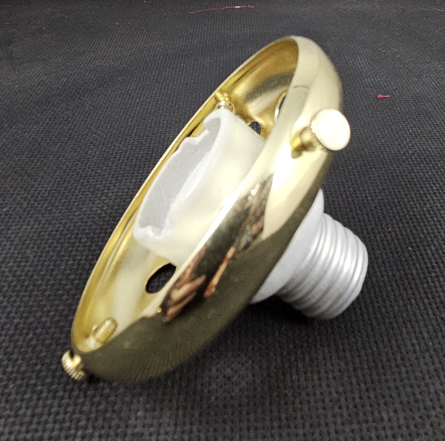 Brass Plated Holder/Converter 3-1/4" fitter